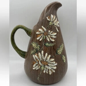 Steubenville‎ Pottery American Modern Daisy Water Pitcher